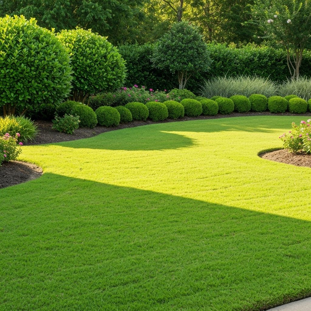 Beautiful maintained lawn in Houston